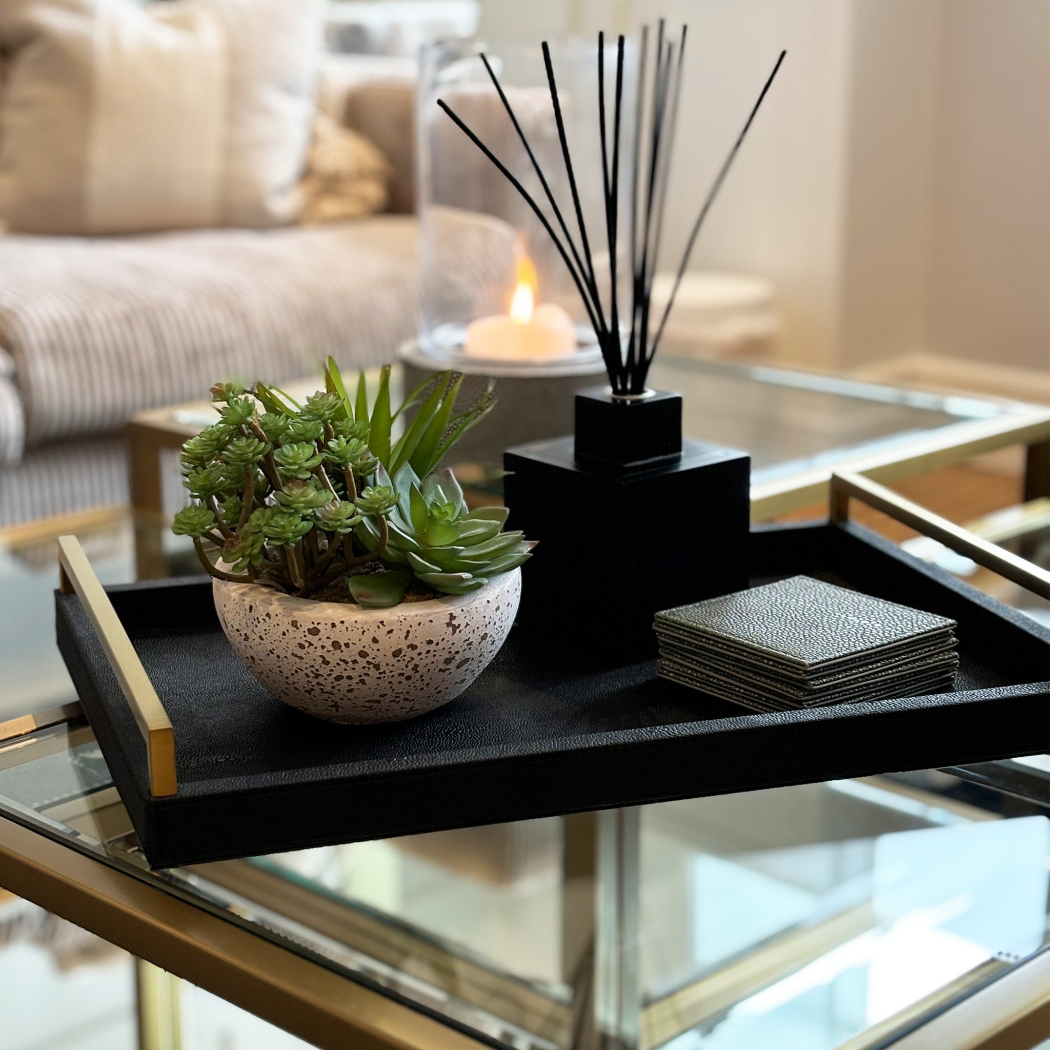 Shagreen Rectangular Tray